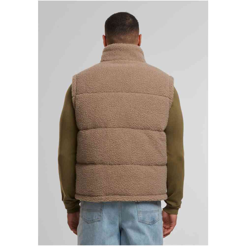 Urban Classics - Basic Teddy Puffer Sleeveless jacket - Purple